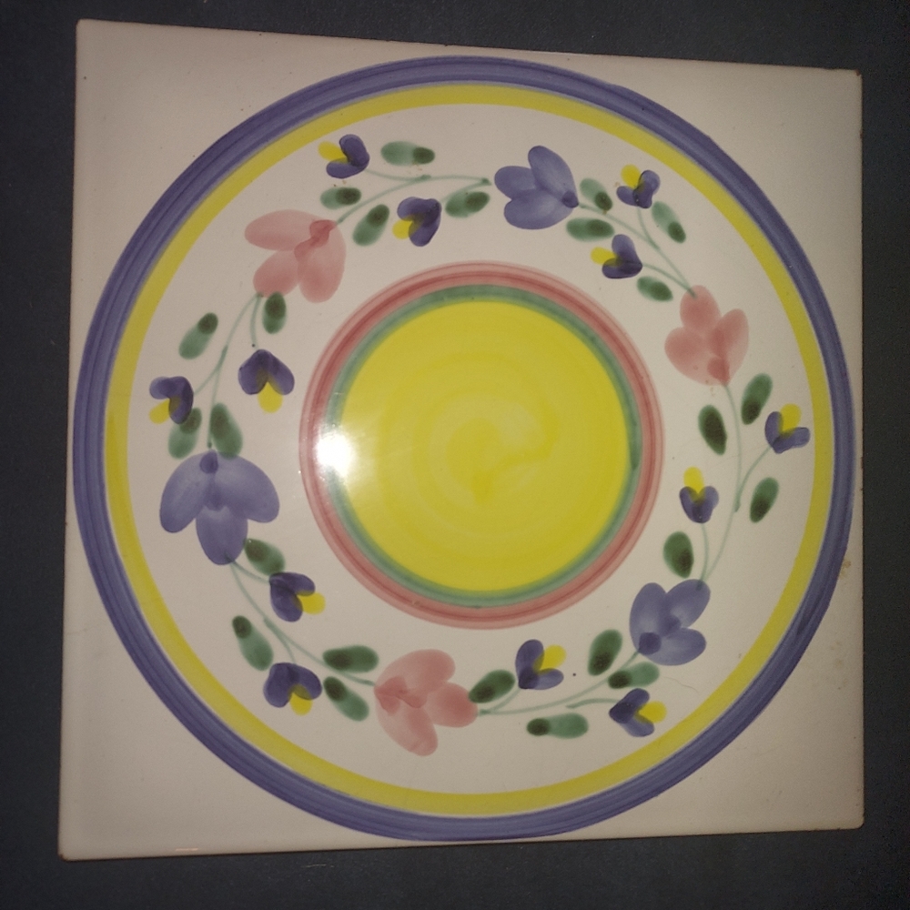 ⚜️ Caleca !!! ⚜️ Carousel Pattern ⚜️ Charger & Hot Plate Set ⚜️ RARE ⚜️ - Picture 2 of 7